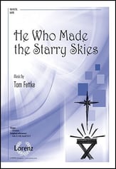 He Who Made the Starry Skies SATB choral sheet music cover